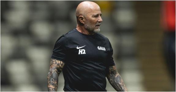 Jorge Sampaoli, em ação como treinador do Atlético