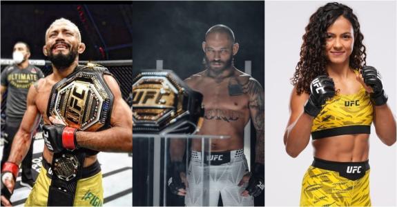 Deiveson Figueiredo, Jean Silva e Natália Silva