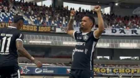 Yago Pikachu, autor do segundo gol do Remo contra o Bragantino-PA