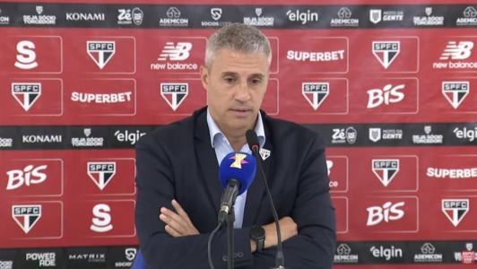 Hernán Crespo em entrevista coletiva após Palmeiras 3 x 1 São Paulo