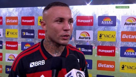 Everton Cebolinha, atacante do Flamengo, após Fluminense 2 x 1 Flamengo