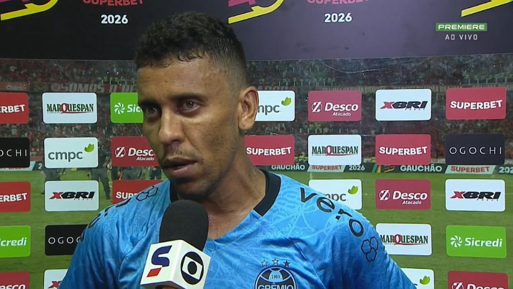O que disse Marcos Rocha após derrota do Grêmio para o Internacional pelo Gaúcho