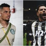 Paulinho, do Palmeiras, reage a gol de Hulk no clássico e agita torcida do Atlético