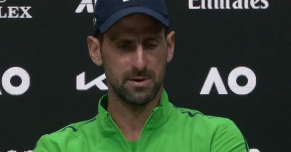 Novak Djokovic, em entrevista após vitória no Australian Open