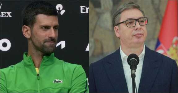Novak Djokovic e Aleksandar Vucic são desafetos políticos