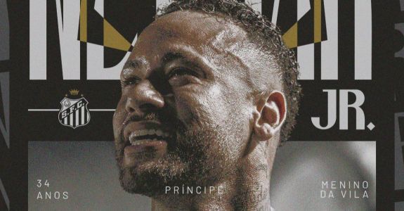 Santos homenageia Neymar pelo aniversário de 34 anos