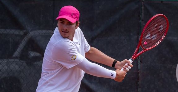 João Fonseca em treinamento no Rio de Janeiro