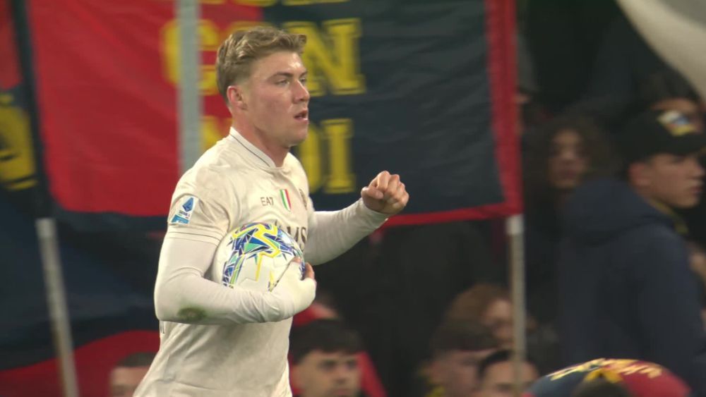 Hojlund marca nos acréscimos e comanda vitória do Napoli sobre o Genoa no Italiano