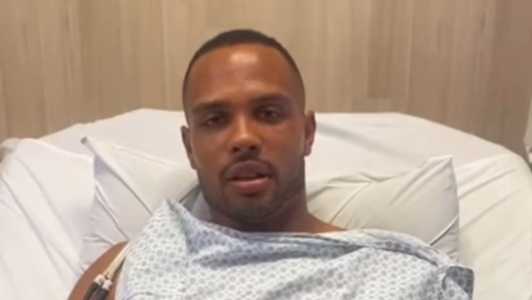 Alexandre, volante do Sampaio Corrêa-RJ, atualizou o seu quadro de saúde neste domingo (8)