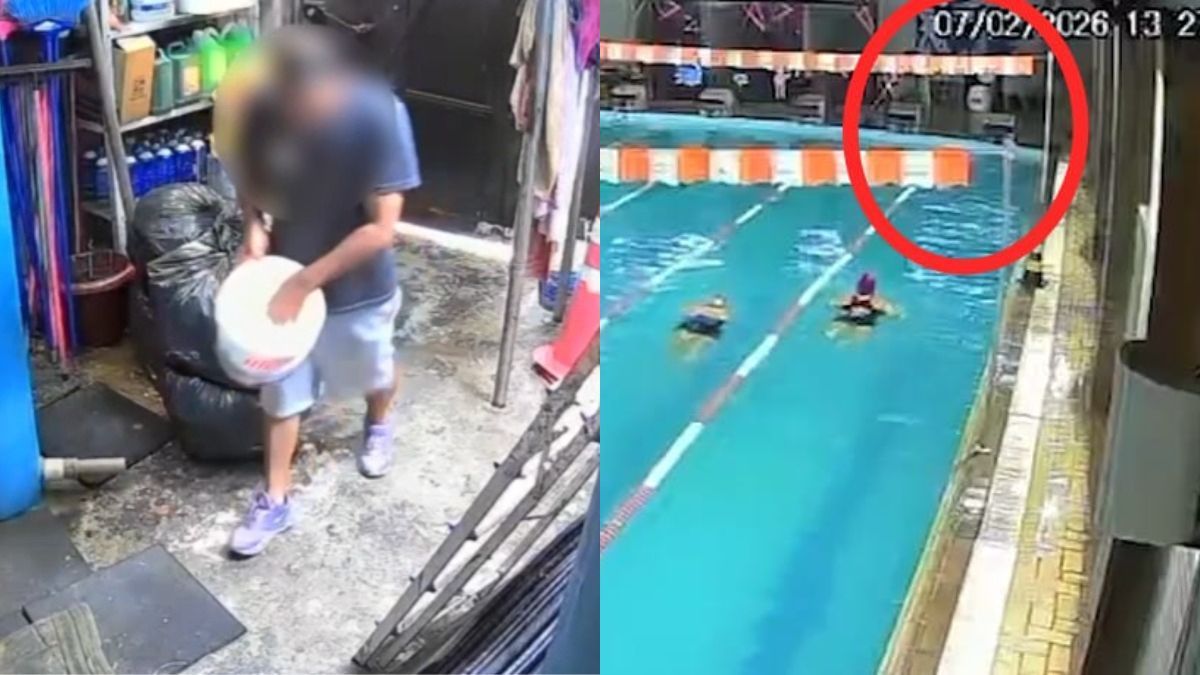Vídeo: funcionário prepara produtos químicos e leva mistura até piscina onde mulher morreu em SP