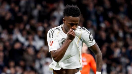 Vinicius Júnior marcou um dos gols do Real Madrid na vitória sobre a Real Sociedad