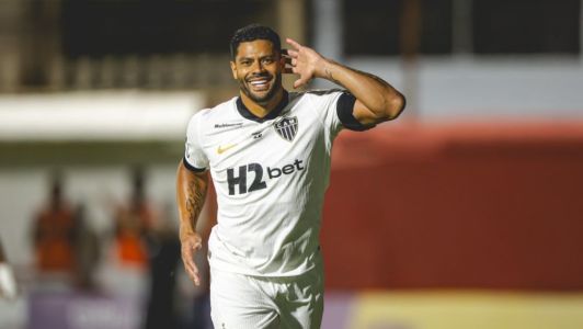 Hulk marcou três gols na goleada do Atlético sobre o Itabirito e se tornou o sétimo maior artilheiro do Galo