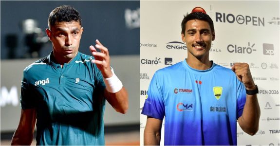 Thiago Monteiro e Igor Marcondes celebram vitórias no Rio Open