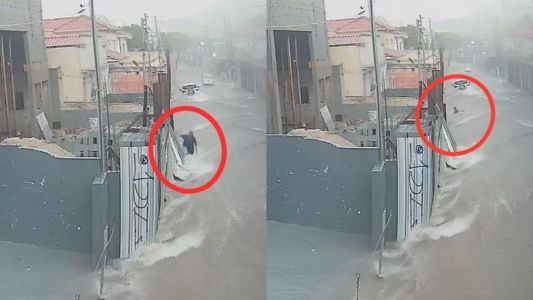 Câmeras de segurança mostram momento que vítima é arrastada por correnteza na zona Norte de São Paulo