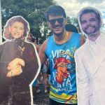 Vendedor 'usa' Fernanda Torres e Wagner Moura para vender bebidas no Carnaval de BH