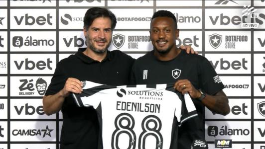 O volante Edenílson é o novo reforço do Botafogo