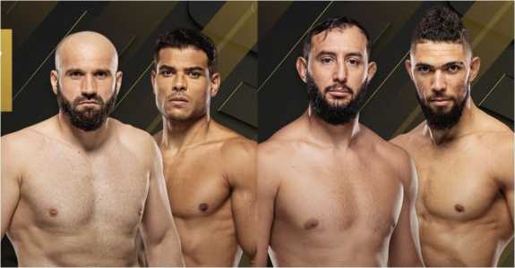 Paulo 'Borrachinha' Costa e Johnny Walker lutarão no UFC Miami, em 11 de abril