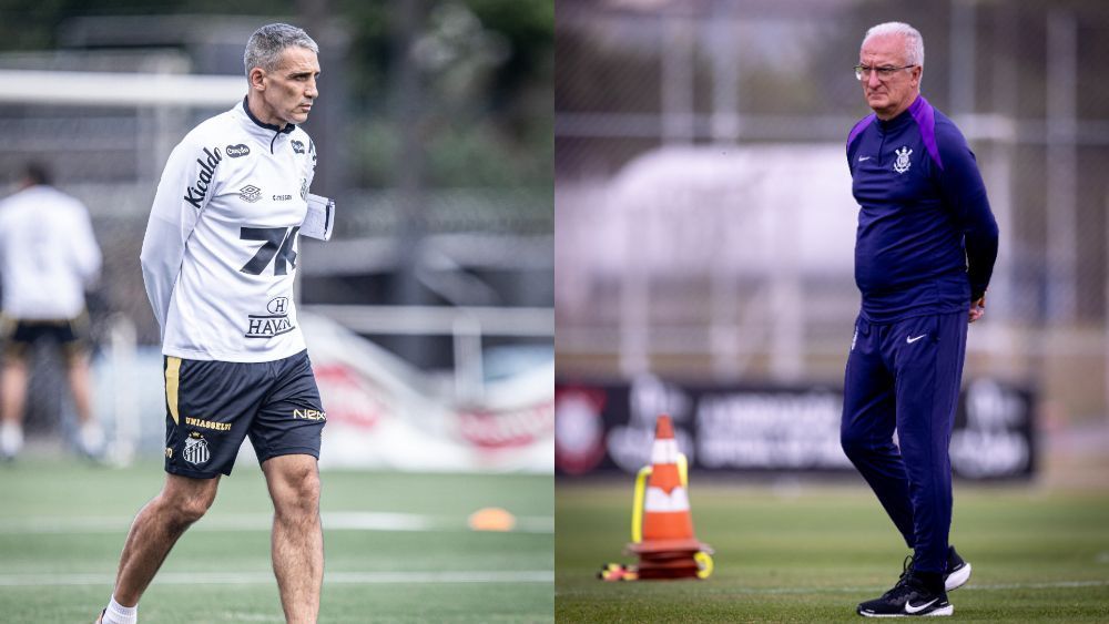 Vojvoda x Dorival: quem leva a melhor no histórico antes de Santos x Corinthians