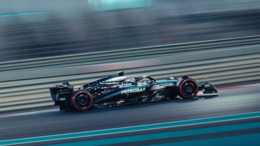 Mercedes em ação na temporada 2025 da Fórmula 1
