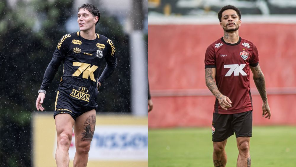 Desesperados contra o Z4, Santos e Vitória se enfrentam pelo Brasileiro