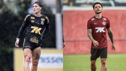 Rollheiser e Matheuzinho são esperanças criativas de Santos e Vitória
