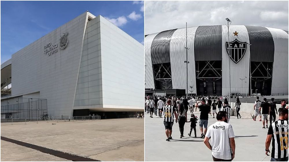 Neo Química Arena, Arena MRV e mais: veja ranking dos estádios mais limpos do Brasil