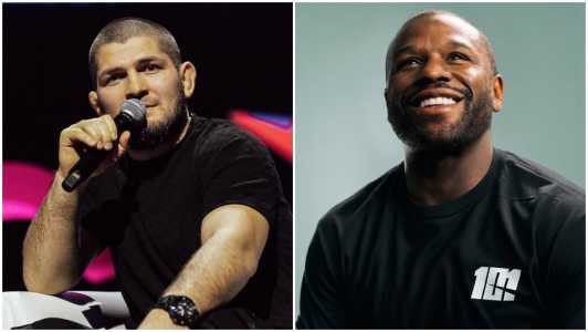 Khabib Nurmagomedov e  Floyd Mayweather