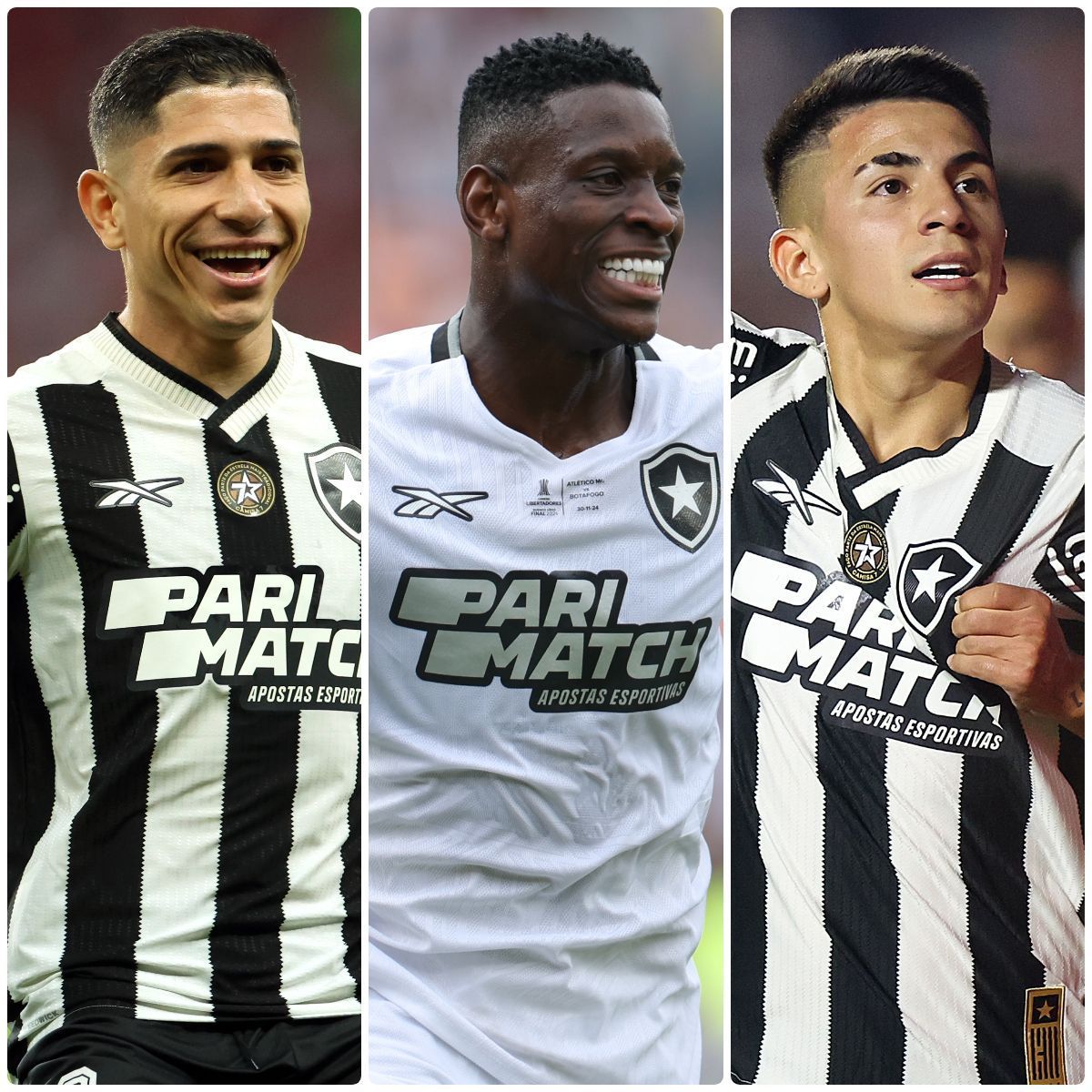 Trio do Botafogo disputa prêmio de 'Rei da América' com Messi e meia do Peñarol