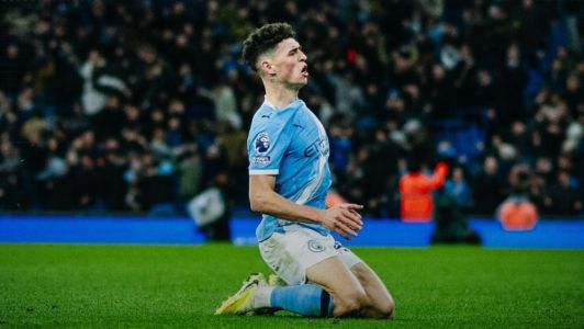 Phil Foden, do Manchester City, após gol sobre o Leeds United