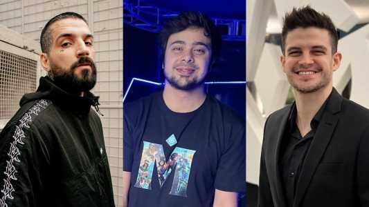 Os ex-jogadores Felipe 'brTT', Felipe 'YoDa' e Gabriel 'Kami' são três dos maiores nomes do cenário brasileiro de LoL
