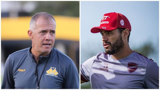 Técnicos Eduardo Baptista e Rafael Lacerda montam equipes para duelo pela Série B