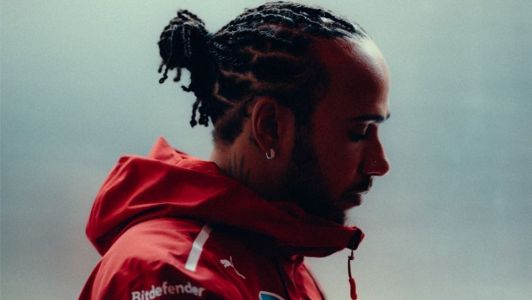 Lewis Hamilton, piloto da Ferrari, durante GP de São Paulo