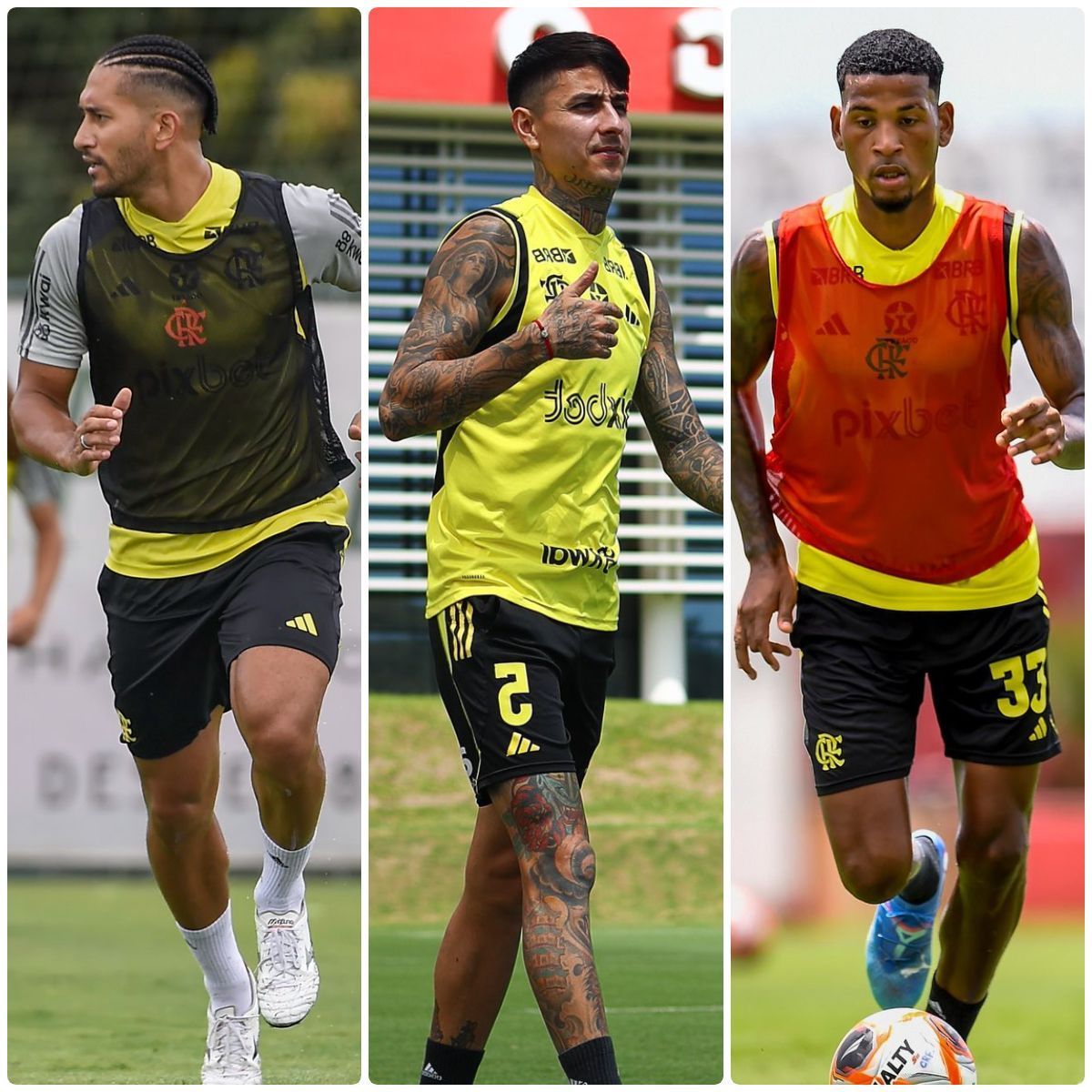 Saiba os jogadores do Flamengo com contratos até dezembro de 2025