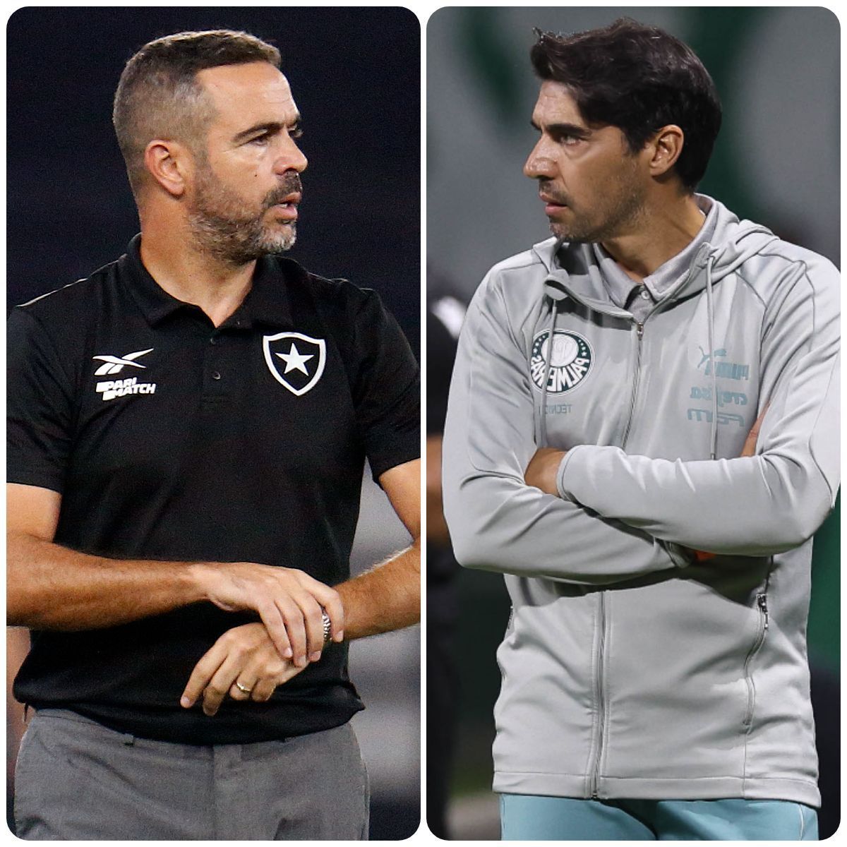 Técnicos de Botafogo e Palmeiras 'ignoram Textor x Leila' e focam no campo: 'Circo'