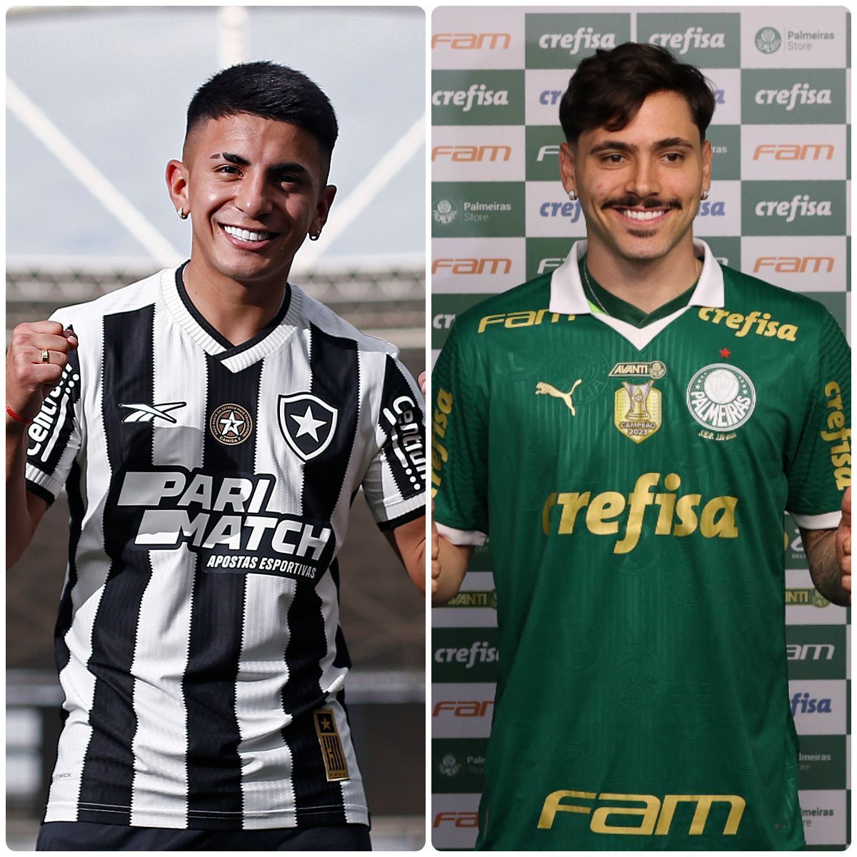 Botafogo x Palmeiras: clubes estão entre os que mais investem e têm reforços de peso