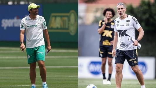 Abel Ferreira e Juan Pablo Vojvoda farão duelo tático nesta quinta-feira (6)