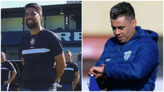 António Oliveira, técnico do Remo, e Jair Ventura, técnico do Avaí