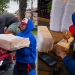 Campeão olímpico distribui marmitas para vítimas das chuvas no RS