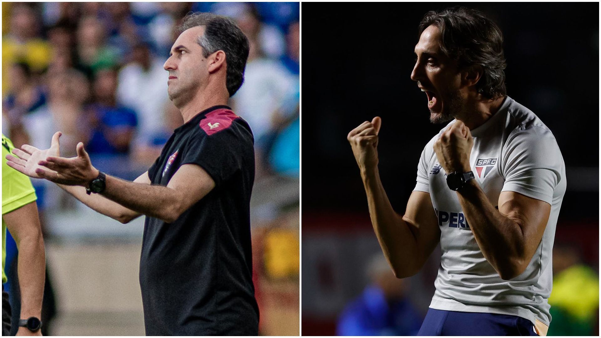 Choque de realidade x recuperação: Vitória e São Paulo duelam em fases opostas