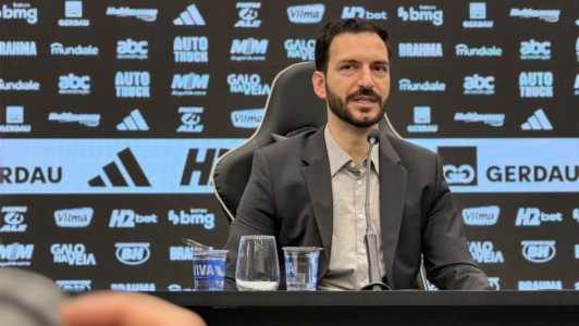 Pedro Daniel, CEO do Atlético, é apresentado na Arena MRV