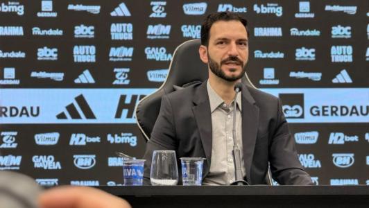 Pedro Daniel, CEO do Atlético, é apresentado na Arena MRV