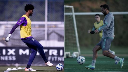 Hugo Souza e Nenê duelam neste domingo (7), pelo Campeonato Brasileiro