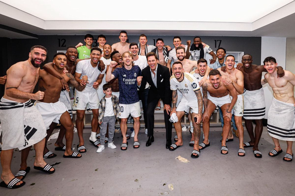 Ídolo da NFL se encontra com jogadores do Real Madrid após ‘El Clásico’
