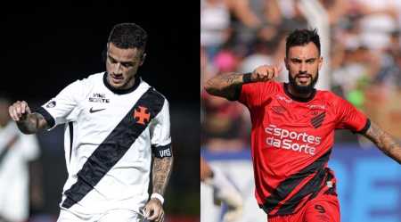 Philippe Coutinho (à esq.) e Gonzalo Mastriani (à dir.)