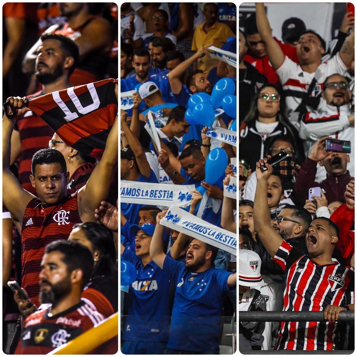 Flamengo, São Paulo e Cruzeiro dominam maiores públicos do Brasileirão; veja a lista