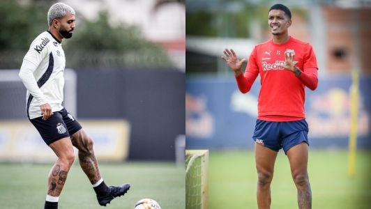 Gabigol e Lucas Barbosa se enfrentam neste domingo (25)