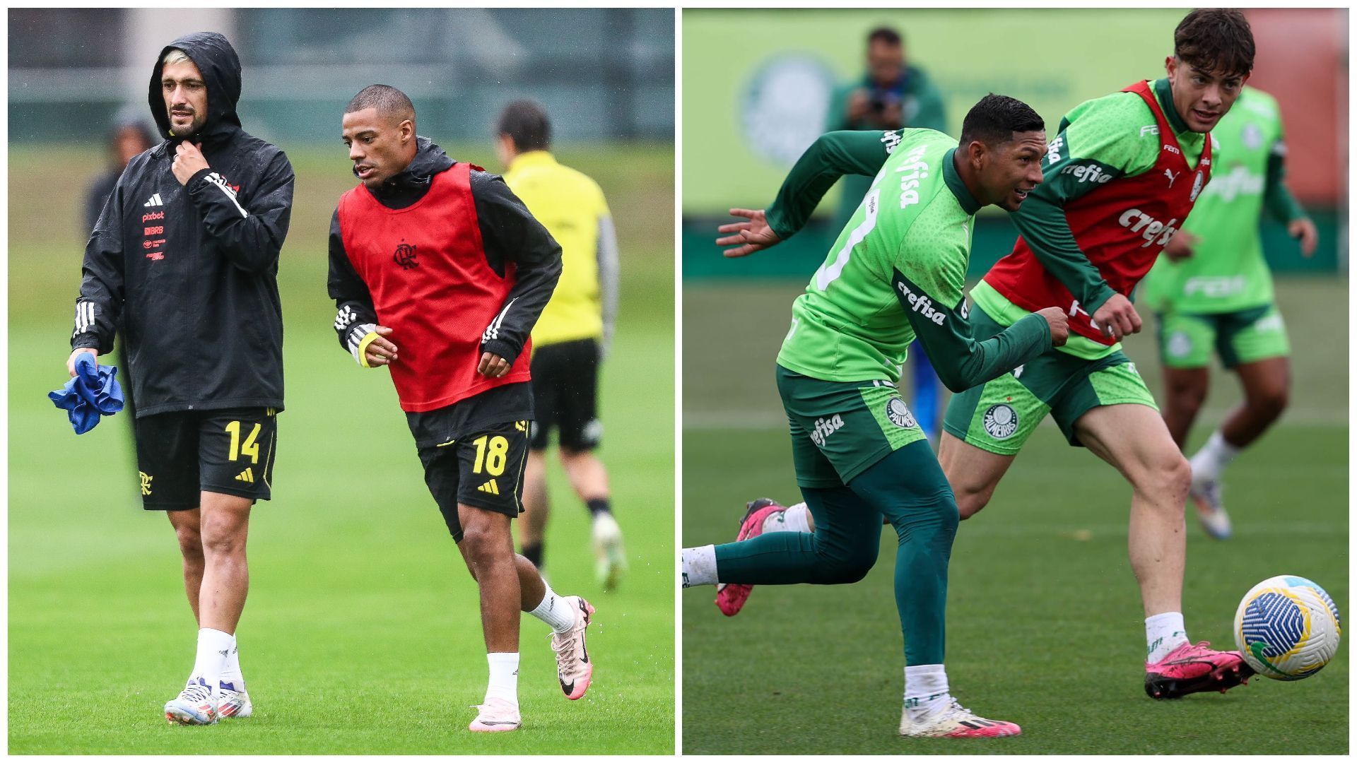 Flamengo x Palmeiras: veja prováveis escalações para jogo pelo Brasileirão