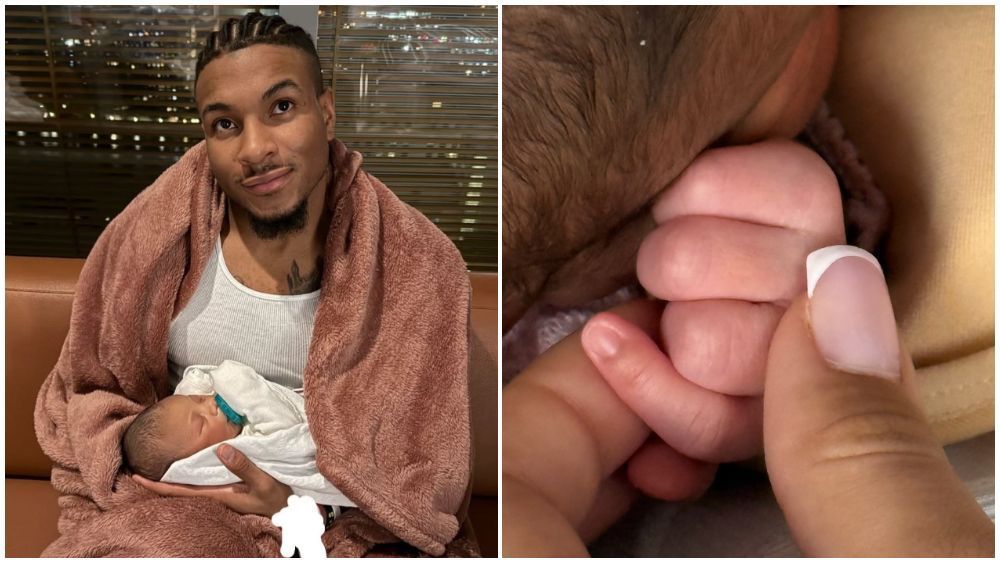 Jogador da NBA anuncia nascimento de primeira filha com influenciadora brasileira