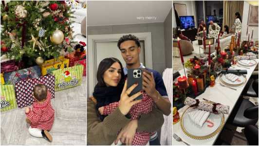 João Mendes, filho de Ronaldinho Gaúcho, comemora Natal ao lado da família