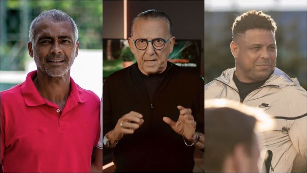 Galvão terá Ronaldo e Romário em transmissão do Brasileirão no Prime Video